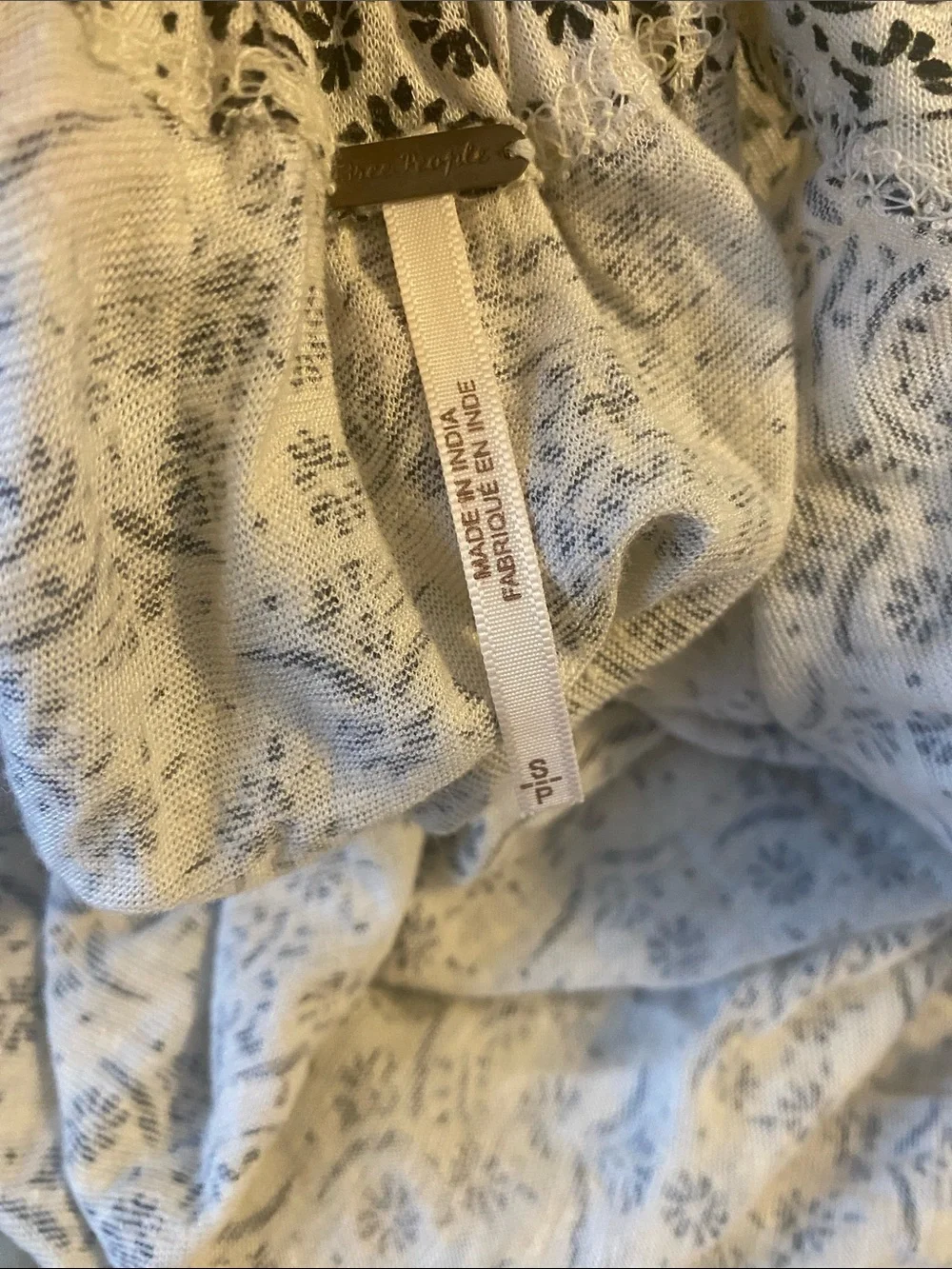 Free people dress borderline tank Sz S